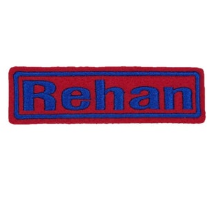 Iron On Custom Name Back Patches for Denim Jackets 4&quot; - 17&quot;