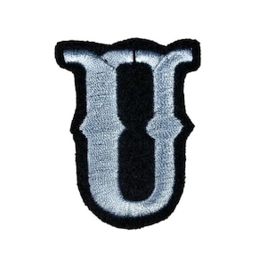 1&quot; Iron on Letters * CUSTOM Embroidered Letter Patches for Jackets
