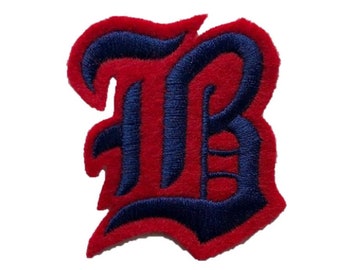3" Embroidery Font Old English Iron on Letter Patches for Jackets