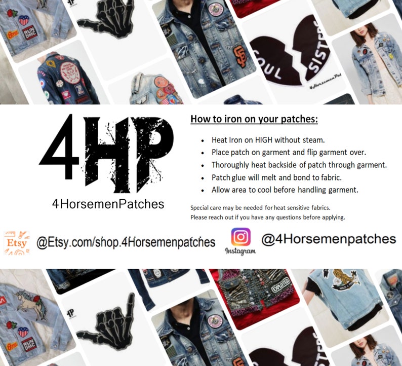 Custom Letter Patches