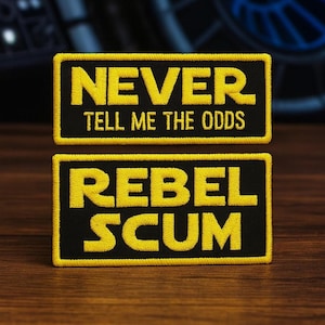 Star Wars Bügelbild: Rebel Scum, Never Say me the Odds