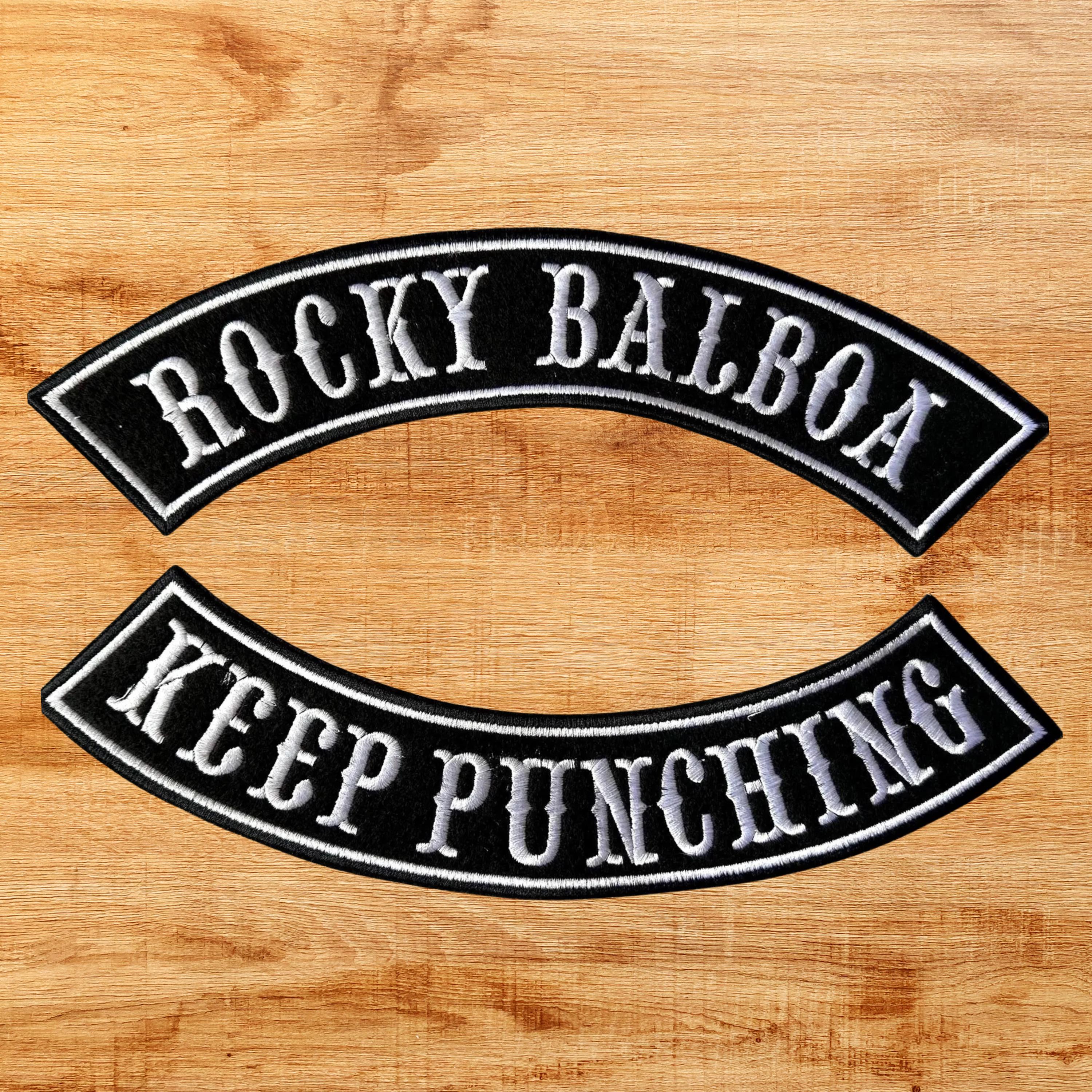 Patching Banner Custom Embroidered Rocker Patch Set, Iron-on Banners for Biker MC ...