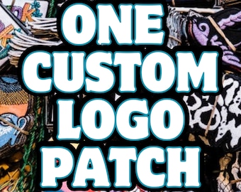 Custom Embroidered Iron-On Logo Patch: Up to 10 Colors