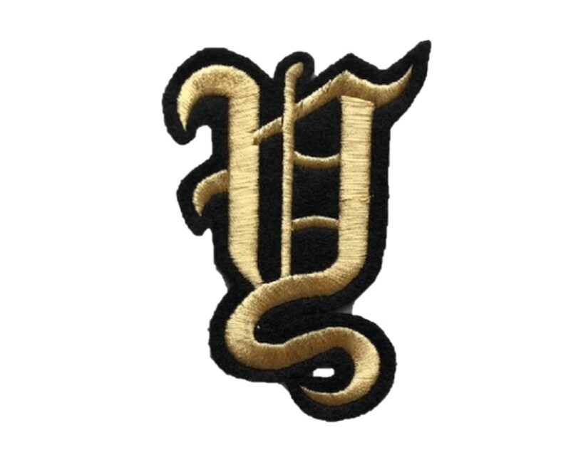 Letter Patches for Jackets Iron on Custom Embroidered Etsy