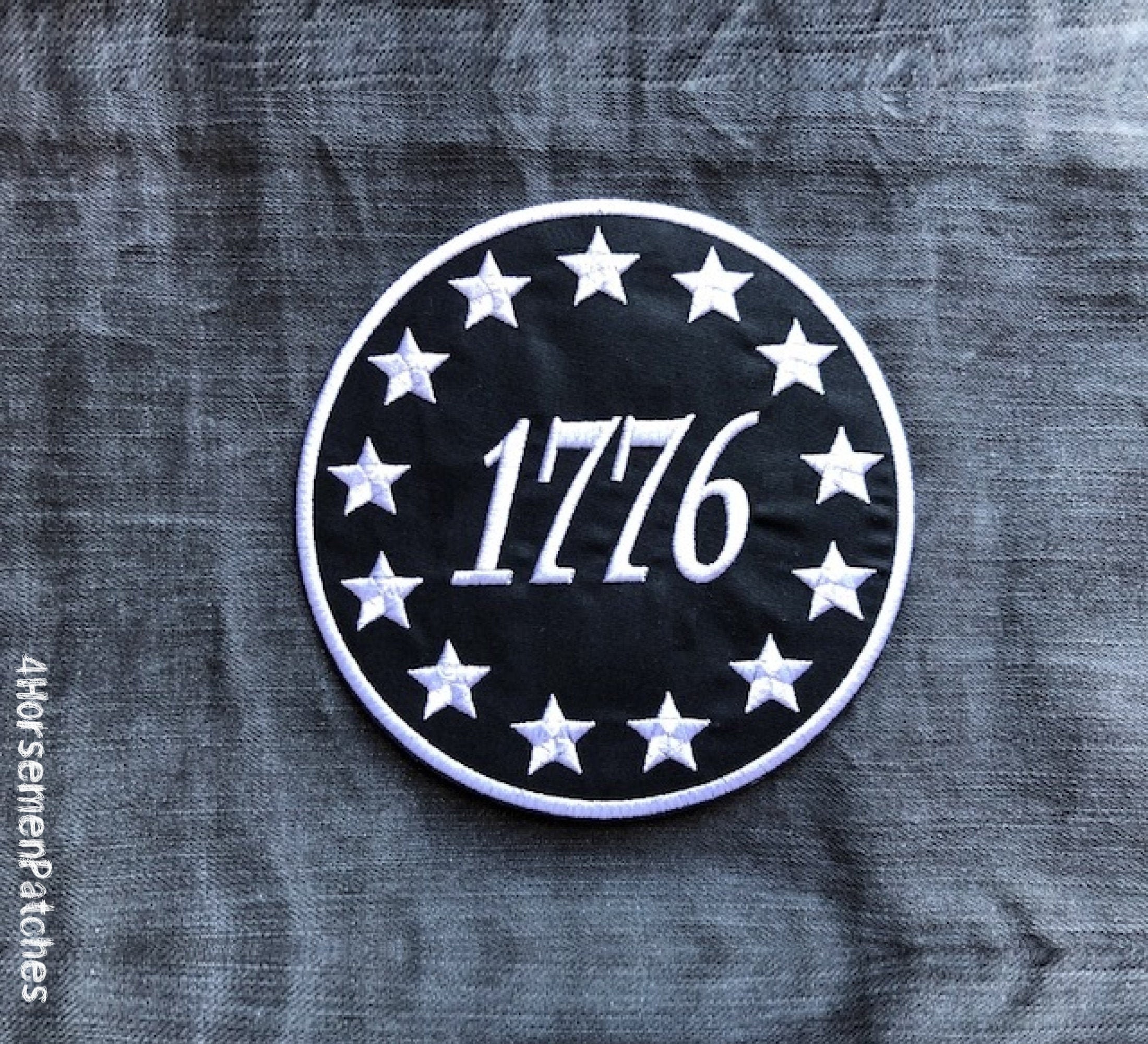 7 X 7 Patriot 1776 Iron on Custom Patch Great - Etsy