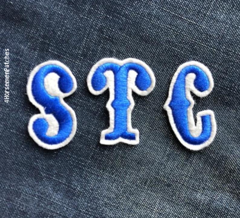 4 IRON ON LETTER Patches for Custom Jean & Denim and Etsy