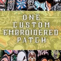 ONE Custom Iron On LOGO PATCH // 3&quot;-17&quot; // Up to 10 Colors // Embroidered Applique Patches for Jackets, Businesses, Companies & Clothing