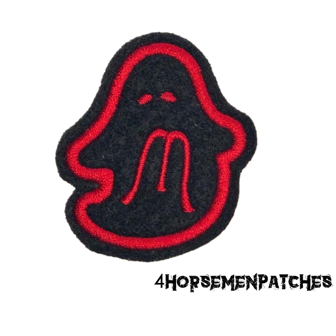 2" Spooky Ghost Halloween Iron on Patch: Custom Embroidered Horror - Etsy