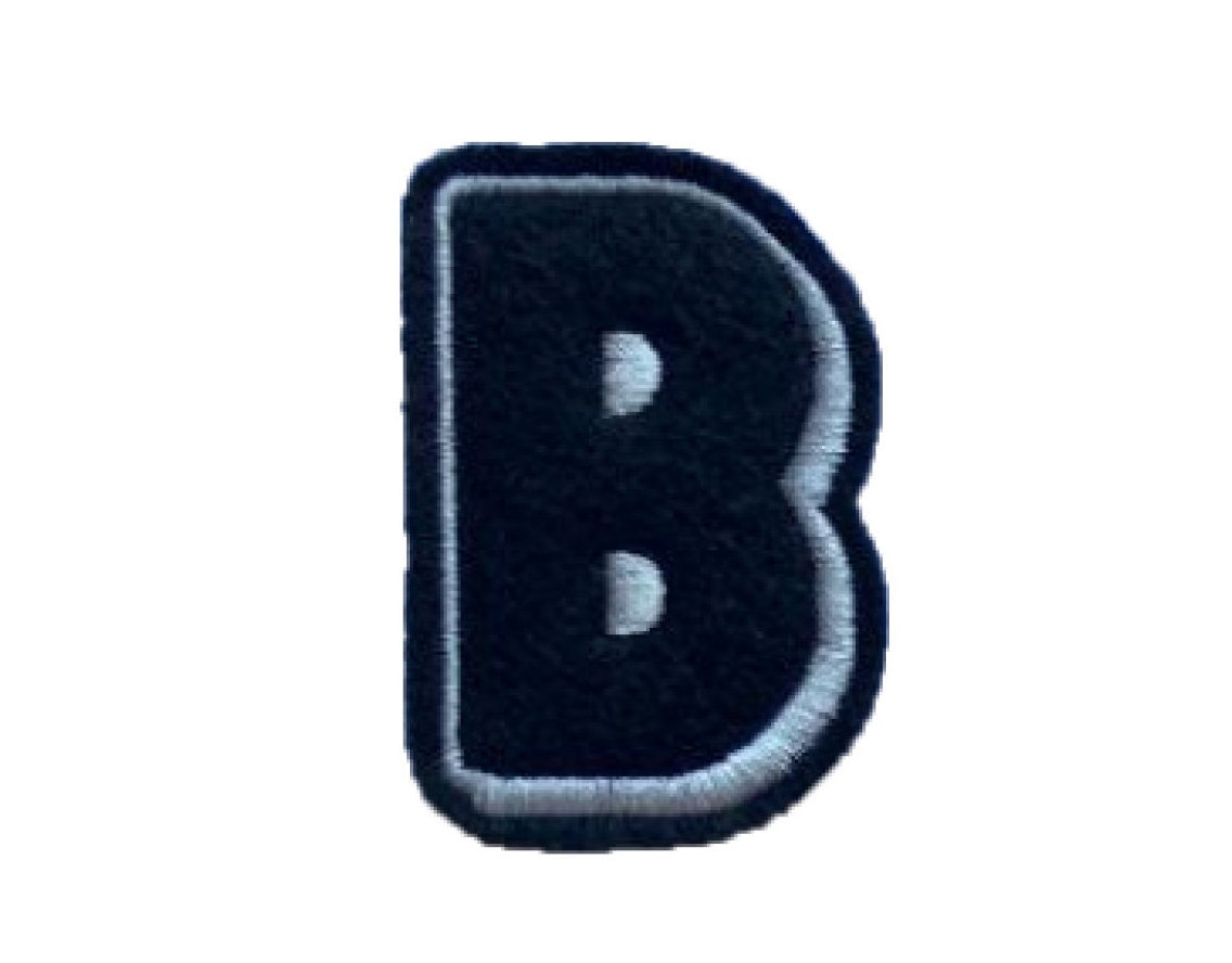 3 Custom Iron on Embroidery Font Patch Letters for Etsy