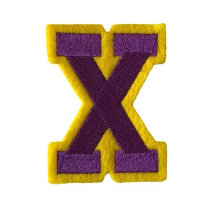7&quot; Iron on VARSITY LETTERMAN Letter & Number Patches for Jackets