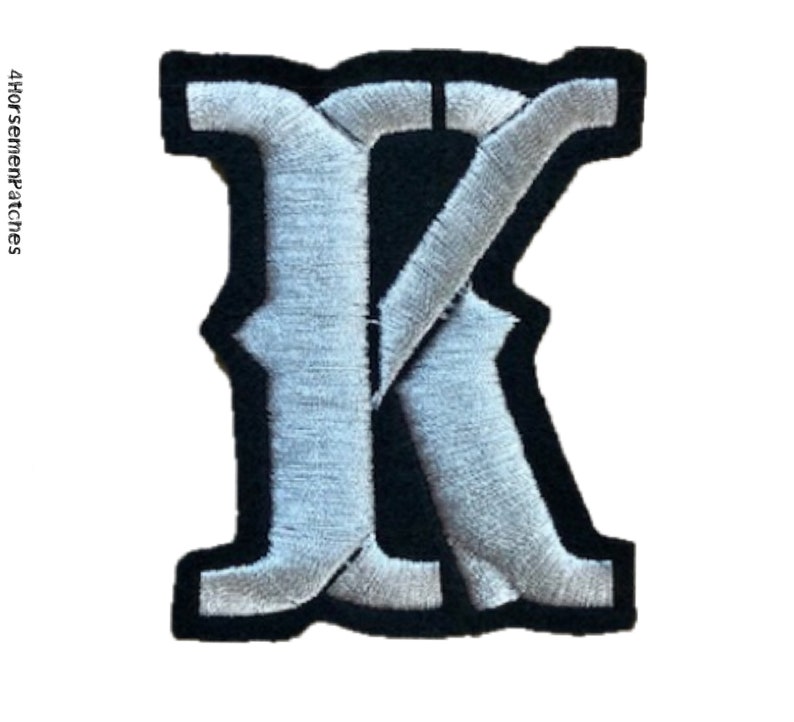 4 IRON ON LETTER Patches for Custom Jean & Denim and Etsy