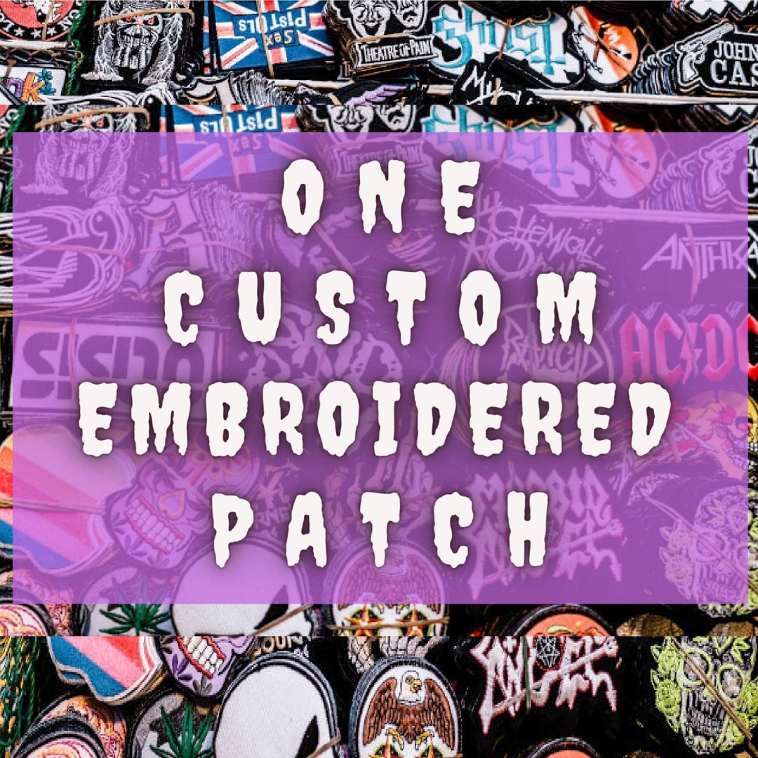 311 LOGO Iron on PATCH // Custom Embroidered Applique Patches for