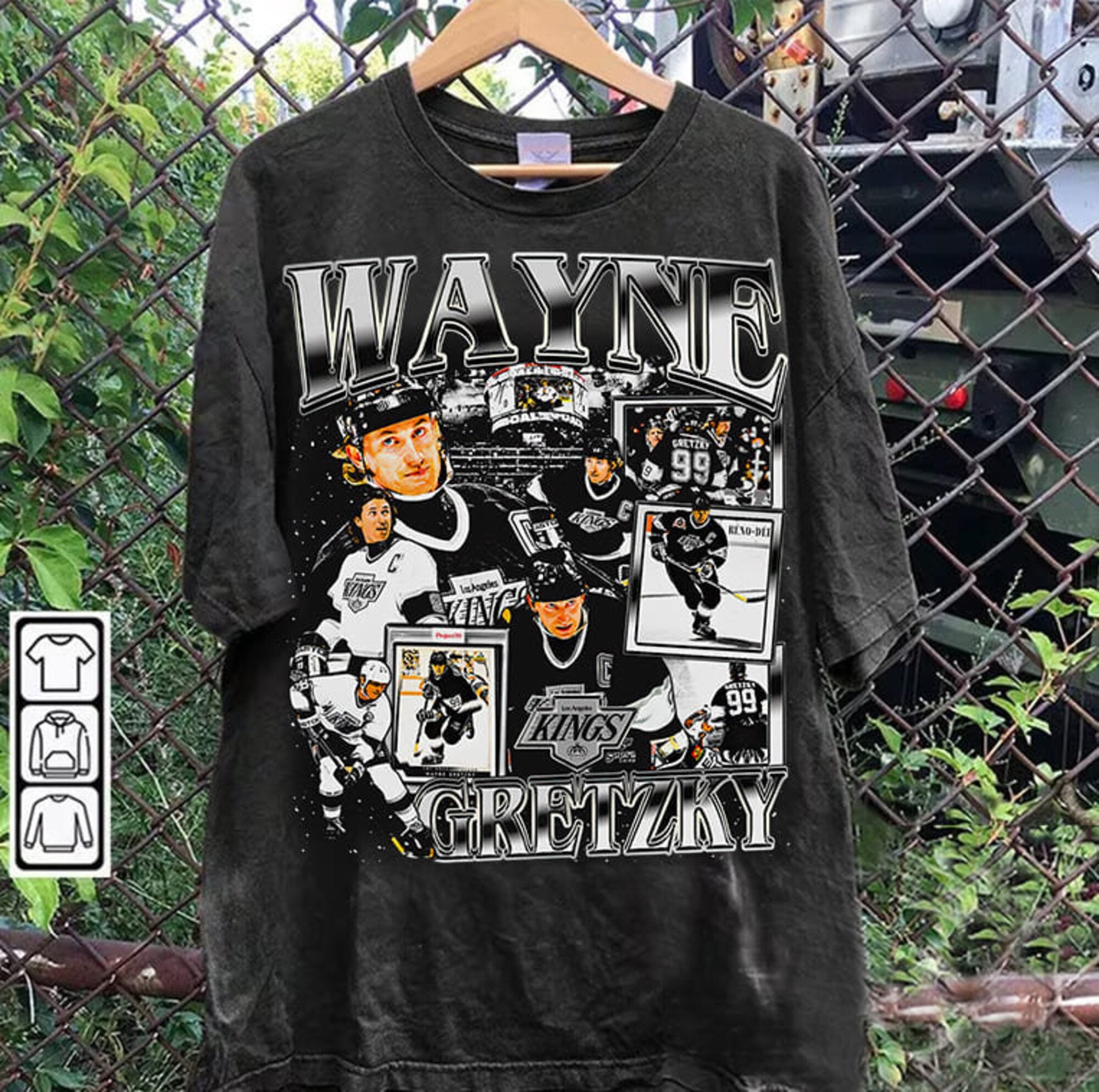 Wayne Gretzky Vintage 1991 Single Stitch Salem Sportswear Shirt Men’s L La  Kings 