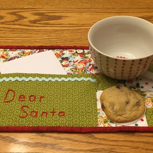 Santa Mug Rug/Placemat