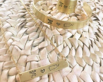 Coqui taino Puerto Rico jewelry set