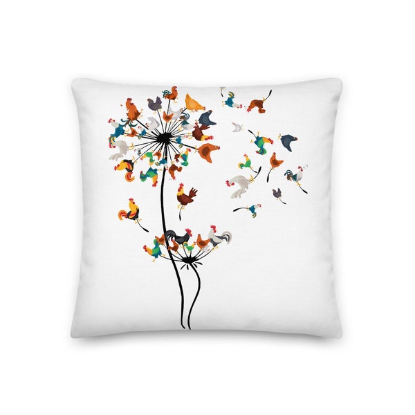 Chicken Feather Pillow Etsy