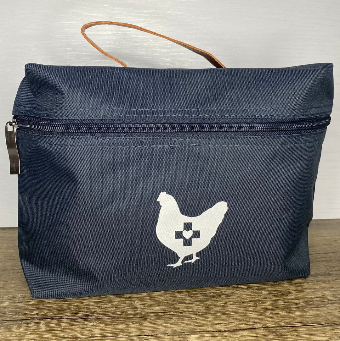 Chicken First Aid Kit Bag, Poultry Health Wellness, Storage for Chicken