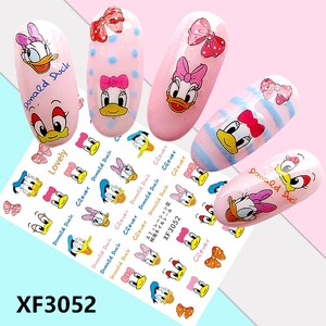 Nail Art 3D Decal Stickers canard intelligent belle Daisy XF3052