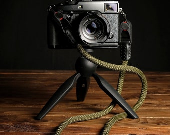 Climbing Rope Camera strap with Quick Release Anchor Links