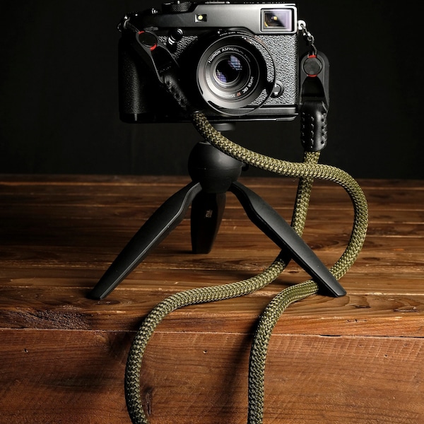 Climbing Rope Camera strap with Quick Release Anchor Links