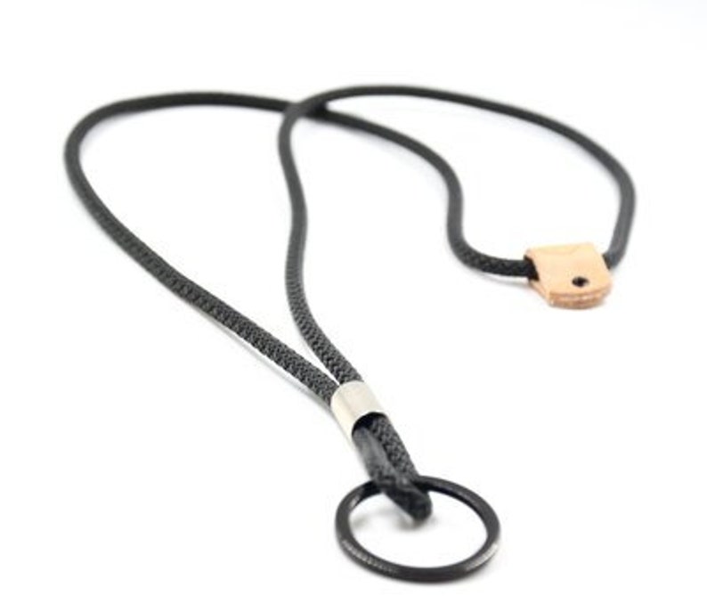Black Rope Keychain Lanyard for Keys gift for Him Gift for Etsy