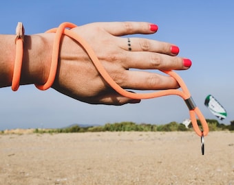 Orange Rope Keychain, Lanyard für Schlüssel, Geschenk für ihn, Geschenk für sie