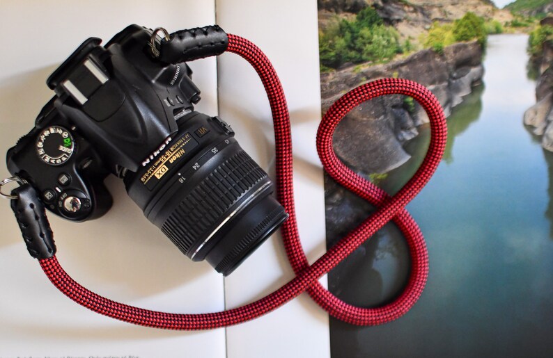 Rope Camera strap Camera Strap leather DSLR Camera strap Personalized