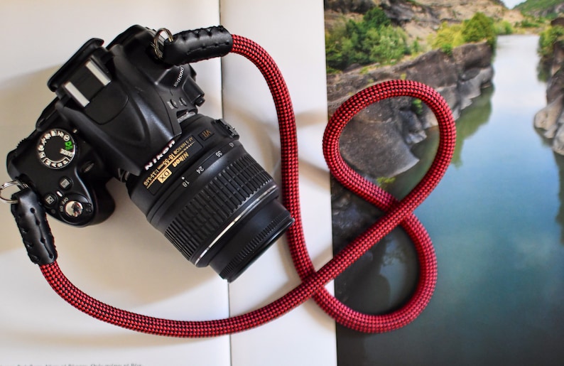 Rope Camera strap Camera Strap leather DSLR Camera strap Personalized