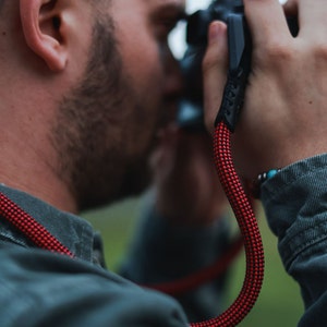 Climbing Rope Camera strap with Quick Release Anchor Links