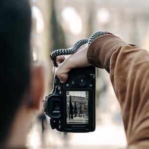 Rope Wrist Camera Strap: Handmade Climbing Rope & Leather