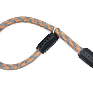Handcrafted Climbing Rope Camera Wrist Strap: Leather Accents