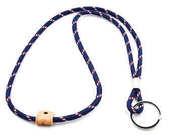 Navy  keychain Lanyard for keys , Neck Lanyard Keychain Holder, Gift for Men and Women