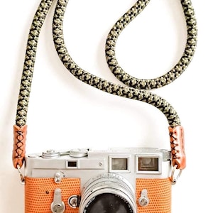 Gepersonaliseerde camerariemen, touwriemen, leren camerariem