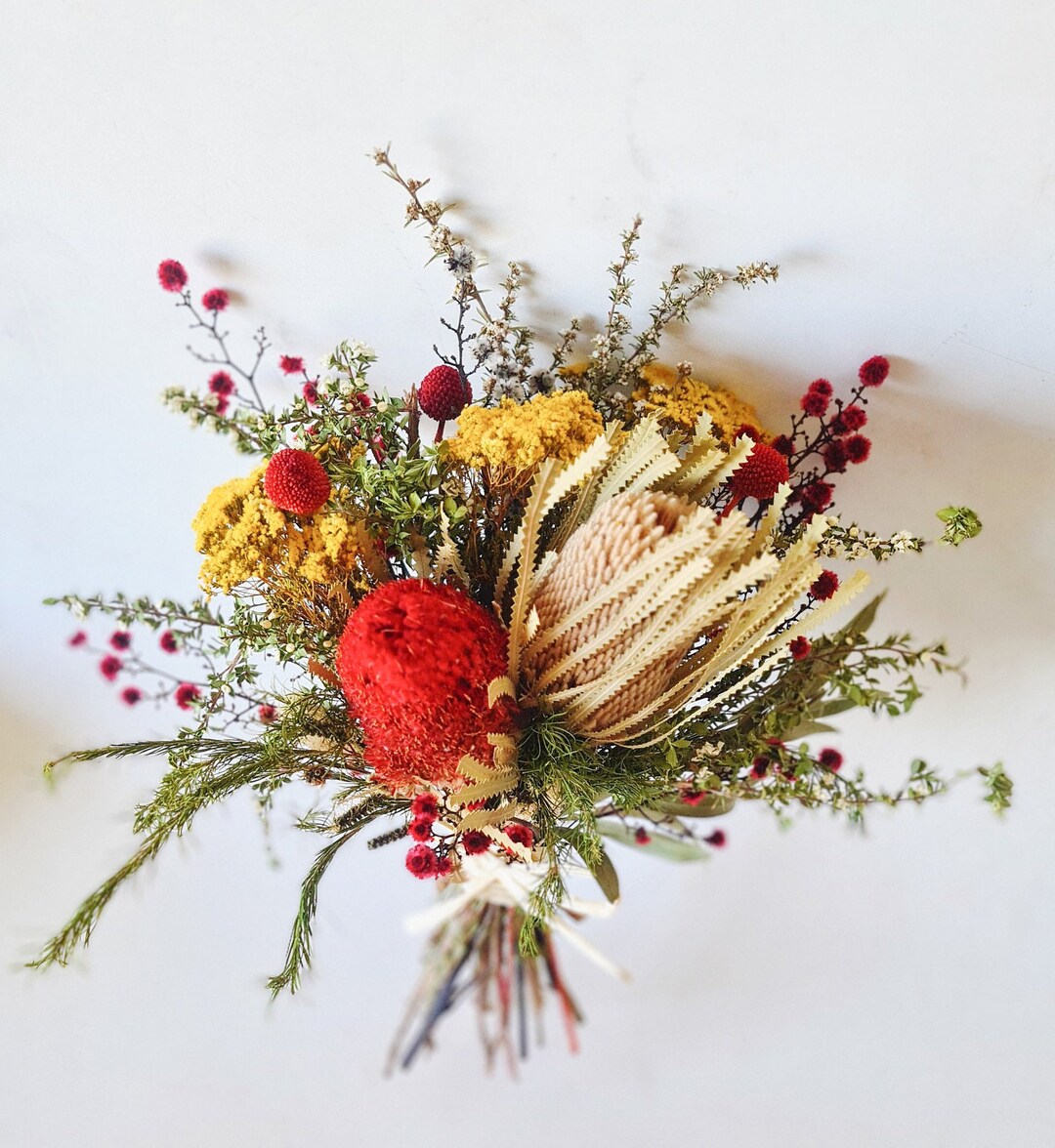 Dried Australian Native Flower Arrangement Bunch Bouquet Weddings