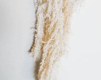 Preserved White Hanging Amaranthus Long Dried Flowers Stems Natural Florist Craft Supplies Floral Arrangement Home Wedding Décor Bunch Flora