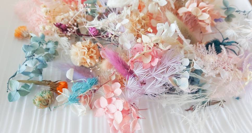 Bulk Dried Flower Heads Mixed Preserved Flowers Natural Etsy Australia