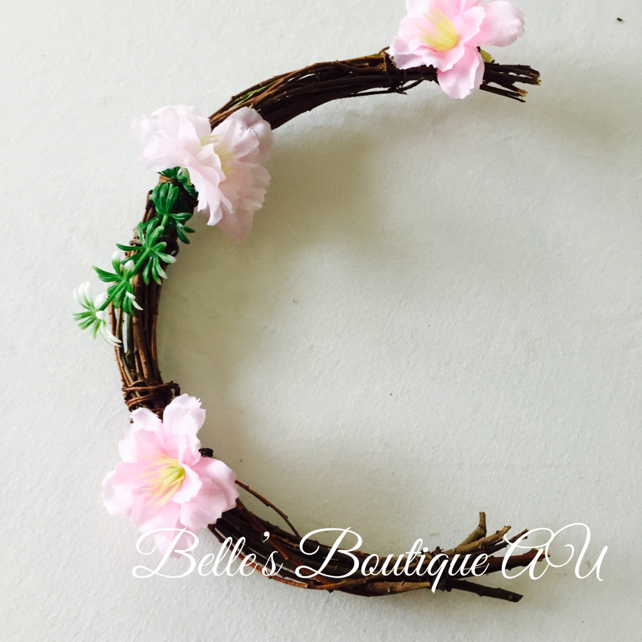 Wooden Letters Names Flower Wall Letters Rustic Wooden Twig