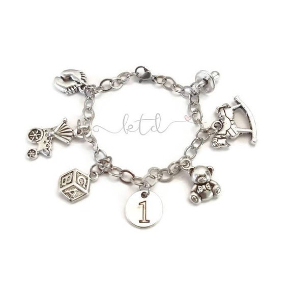 baby 1st birthday bracelet