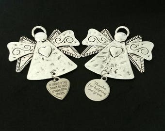 Teacher gift- Daycare gift- babysitter gift- teacher assistant gift- teacher ornament- personalized teacher- thank you for helping me grow