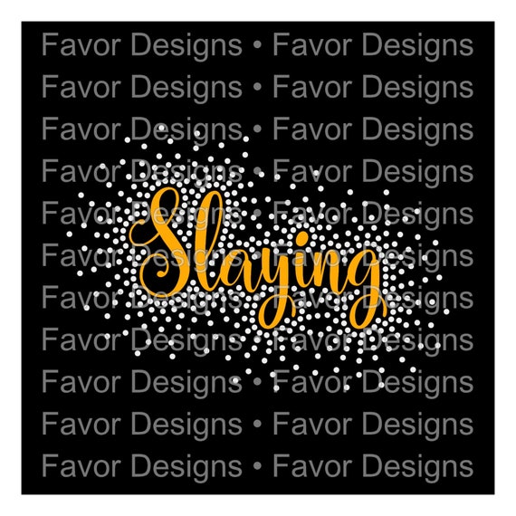 Download Slaying 10ss Rhinestone And Vinyl Svg Rhinestone Designs Etsy