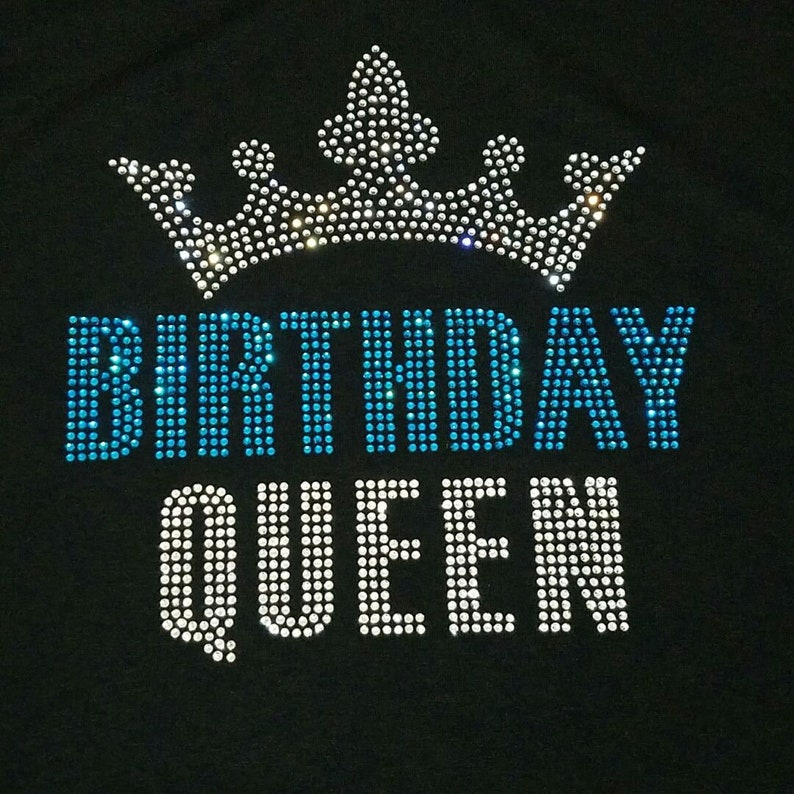 Download Birthday Queen 10ss Rhinestone SVG/Birthday Queen | Etsy