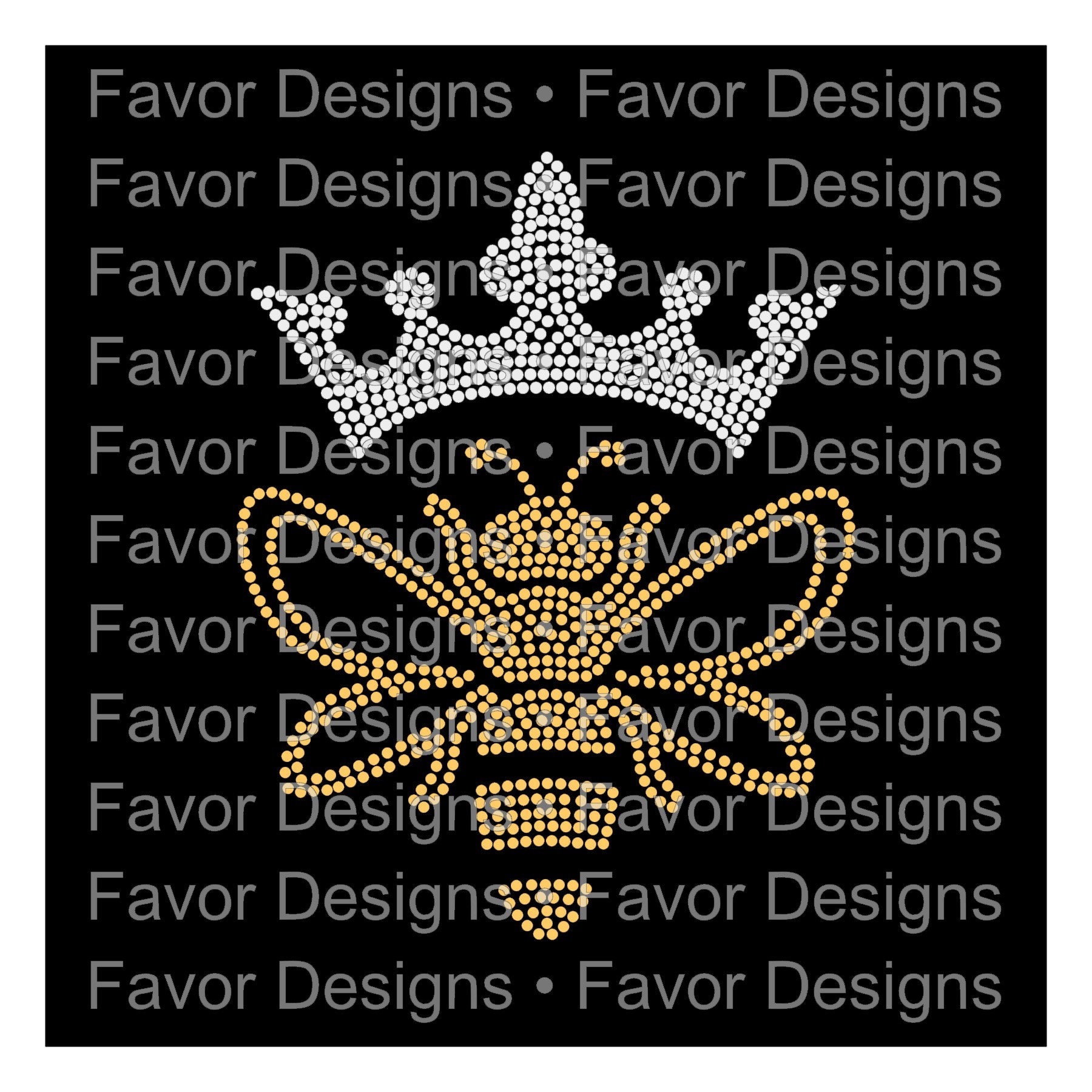 Download Queen Bee 10ss Rhinestone Svg Bee Svg Queen Svg Rhinestone Etsy