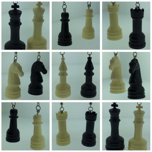 Chess Piece Earrings