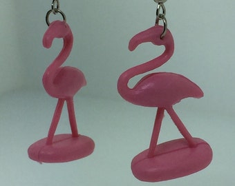 Pink Flamingo Earrings