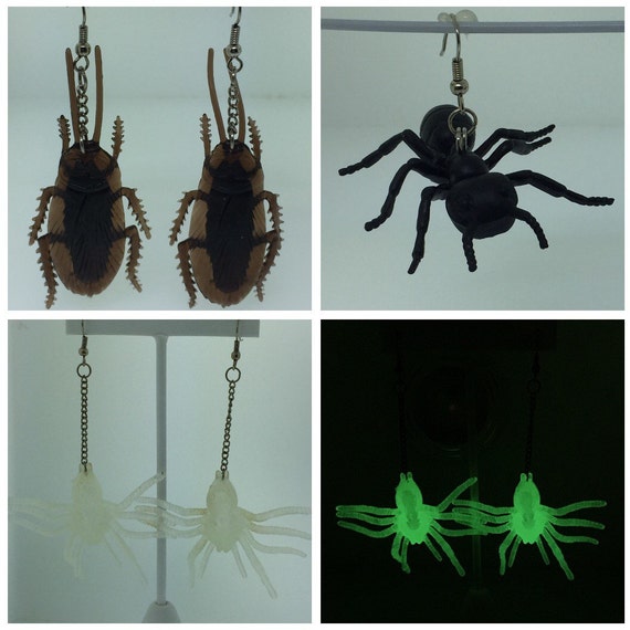 Halloween 10 Glow in the dark cockroaches