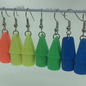 Eraser Pencil Topper Earrings Bild 5