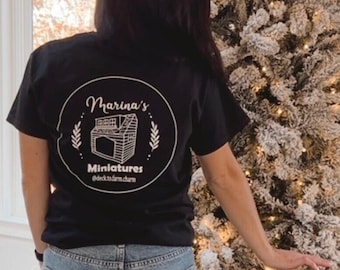 Marina's Minis T-Shirt, Dollhouse Miniatures Merch