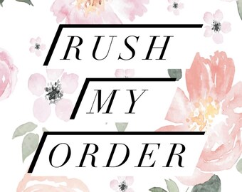 Rush order, add on, expedited processing time, dollhouse,miniatures, 1:12 scale