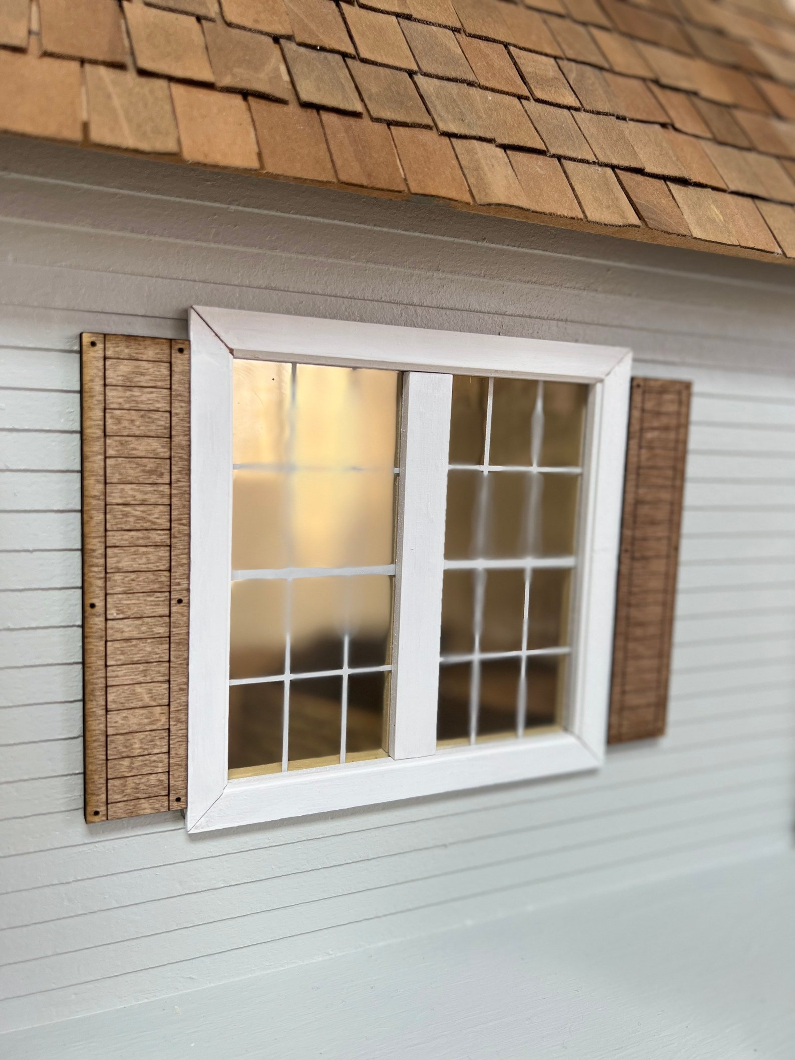 Dollhouse Shutters Dollhouse Miniatures Window Shutters Etsy