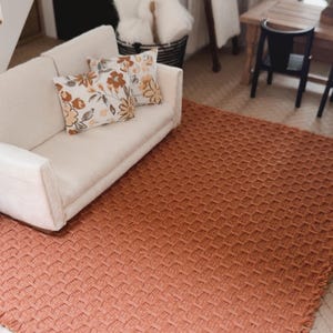 Dollhouse Miniatures Area Rug 1:12 scale, dollhouse carpet, dollhouse runner, miniature area rug, room box, dioramas
